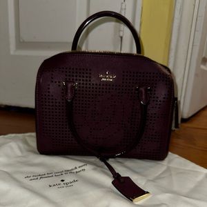 Dark purple Kate Spade purse